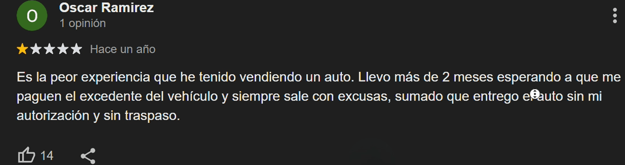 Reseña de usuario 9